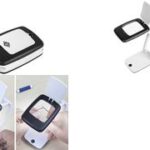 WEDO Bureauloep Pocket met LED-Licht, wit/zwart