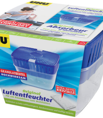 UHU vochtvreter / luchtontvochtiger, voor ruimtes tot 45 m3, 450 g