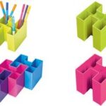 HAN multi-pennenbakje BRAVO TREND COLOURS, 5 vakken, lemon