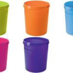 HAN prullenbak GRIP TREND COLOURS, PP, 18 liter, rond, lichtblauw
