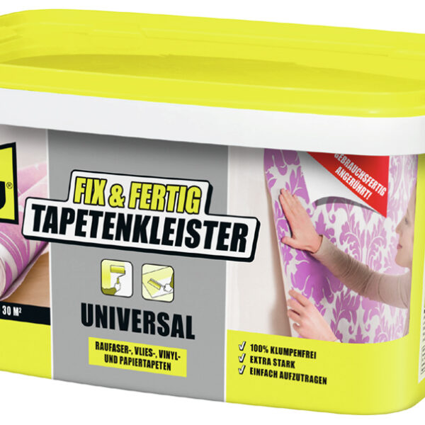 UHU Fix en Fertig behanglijm Universal, 5 kg emmer
