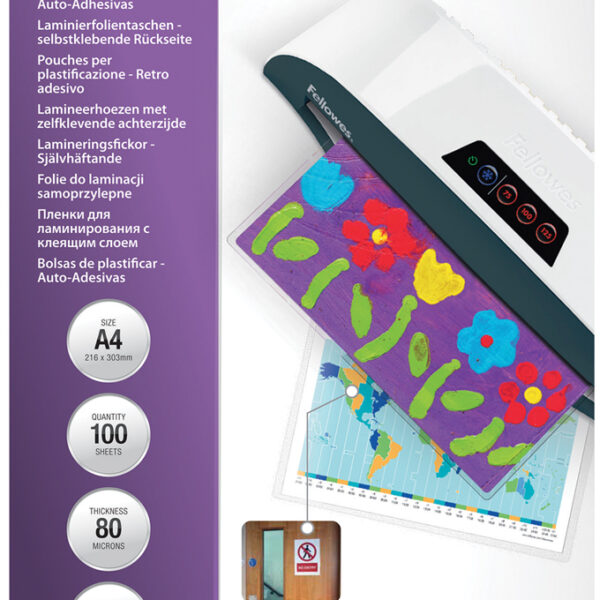 Fellowes lamineerhoes Peel en Stick, DIN A4, 160 mic, 100 st.