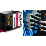 DYMO XTL lettertape vinyl, zwart/wit, 19 mm x 7 m, permanent