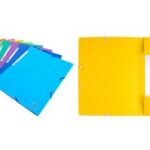 EXACOMPTA hoekspanmap, DIN A4, karton 400 g/m2, blauw