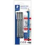 STAEDTLER Pigmentliner ´Artist set´, zwart, blister