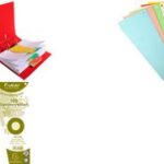 EXACOMPTA scheidingsstroken, trapeziumvormig, karton, groen