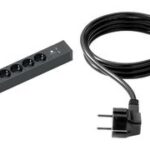 BACHMANN stekkerdozenlijst CONNECT LINE, 5-voudig, schakelaar/USB