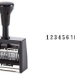 REINER numeroteur / cijferstempel ´ND6K´ met datum, 6-cijferig