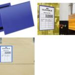 DURABLE etikethouder, magnetisch, 297 x 74 mm, blauw