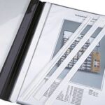 DURABLE afdeklijsten, voor DIN A4 formaat, wit