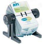 DURABLE visitekaartjesmolen VISIFIX cubo, zwart