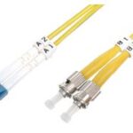 DIGITUS LWL Patchkabel, LC-Duplex - 2 x ST, OS2, 1,0 m