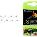 EXACOMPTA prikbord spelden, wit