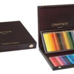 CARAN D´ACHE kleurpotloden PRISMALO, 80 stuks in houten koffer