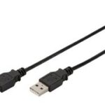 DIGITUS USB 2.0 aansluitkabel premium, USB-A - USB-A stekker, 1,8 m