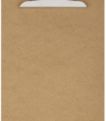 Läufer klembord, hardboard, DIN A4, bruin
