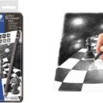 STAEDTLER potlood Mars Lumograph black, 6 in blikken doosje