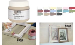 KREUL krijtverf Chalky, Vintage Blue, 150 ml