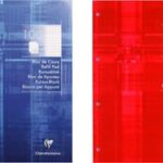 Clairefontaine schoolblok, DIN A4, geruit, 100 vel, rood