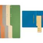 EXACOMPTA dossierstaart, karton, 100 stuks, ivoor