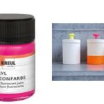 KREUL neon acrylverf in glas, neongeel, 50 ml