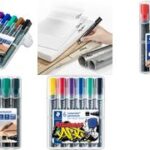 STAEDTLER Lumocolor Permanent-Marker 350, 4 stuks in etui