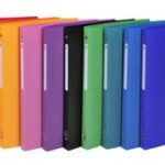 EXACOMPTA ringband, PP, 4-rings mechaniek, DIN A4, rood, rug 20 mm