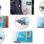 DURABLE ID-kaart houder PUSHBOX DUO, transparant