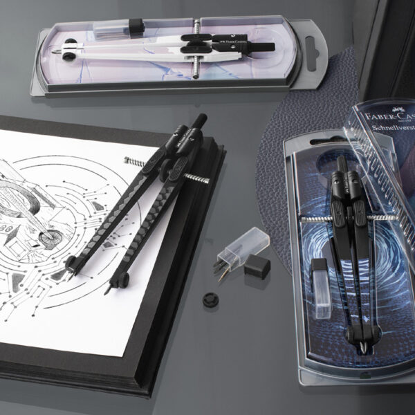 FABER-CASTELL snelverstelpasser DARK en BRIGHT, kleuren assorti