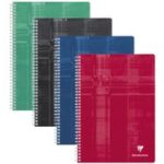 Clairefontaine spiraalschrift, DIN A4, geruit 5x5, 90 vel