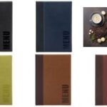 Securit menukaart-map TRENDY, A5, zwart