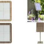 Securit vitrinekast GLASS STAR, 1 x DIN A4 pagina, eiken