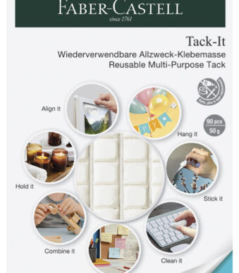 FABER-CASTELL lijmpads Tack-It, verwijderbaar, wit