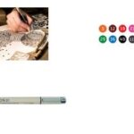 SAKURA Fineliner PIGMA MICRON 01, oranje, 0,25mm