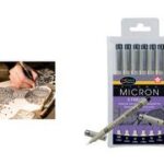 SAKURA Fineliner PIGMA MICRON, 6 stuks in etui, zwart
