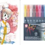 SAKURA penseelstift Koi Coloring Brush, 12 in etui