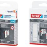tesa Powerstrips plakstrips voor behang/pleisterwerk, transparant, 1 kg