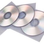 proOFFICE CD-/DVD-hoes, voor 1 CD/DVD, PP, transparant