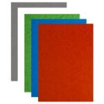 pavo schutbladen / dekbladen, leerstructuur, A4, donkerblauw