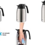 THERMOS thermoskan THV, 1,0 liter, RVS / zwart