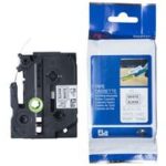 brother FLe-7511 tapecassette, zwart op groen, 21 x 45 mm