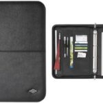 WEDO conferentiemap Accento, DIN A4, kunstleer, zwart