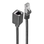 shiverpeaks BASIC-S Patchkabelverlenging, Cat. 6A, zwart