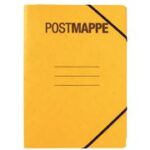 PAGNA postmap, DIN A4, karton, geel