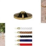 Securit afzetsysteem CLASSIC - touw, rood / goud