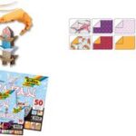 folia vouwbladen JAPAN, 150 x 150 mm, 50 vel, 80 g/m2