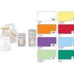 folia transparantpapier, 505 x 700 mm, 115 g/m2, kleuren assorti