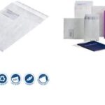 Tyvek akte-envelop C4, 22,9 x 32,4 cm, met venster, 55 g/m2, zelfklevend, wit, 20 st.