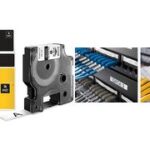 DYMO RHINO krimpkous zwart/geel, 24 mm x 1,5 m