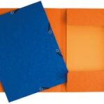 EXACOMPTA hoekspanmap, DIN A4, van karton, rood